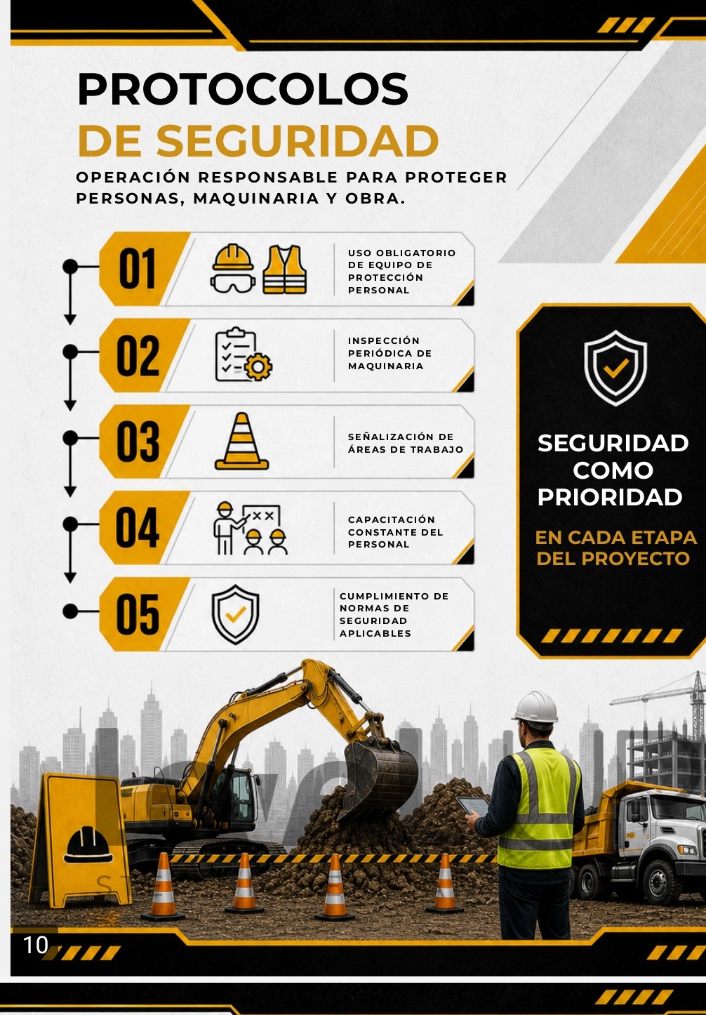 Información corporativa MG Excavaciones y Demoliciones